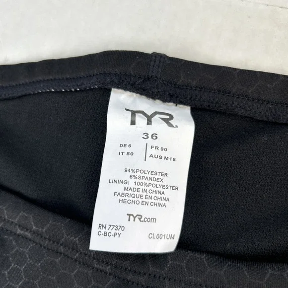 TYR Hexa Cure Jammer Swim Men's 36 300+ Hours Of Performance Swim New 734 - Picture 3 of 8